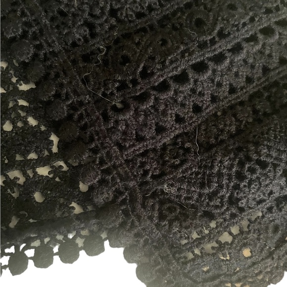 Johnny Was black boho lace cardigan jacket size large - Picture 11 of 12